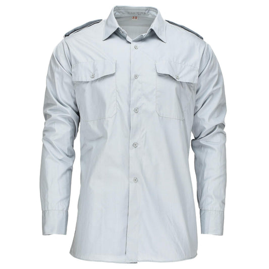 Swedish army classic shirt Blue gray