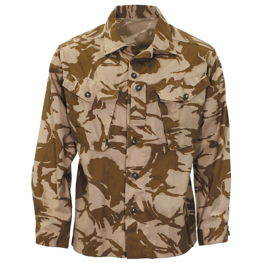 Desert print British army uniform shirt