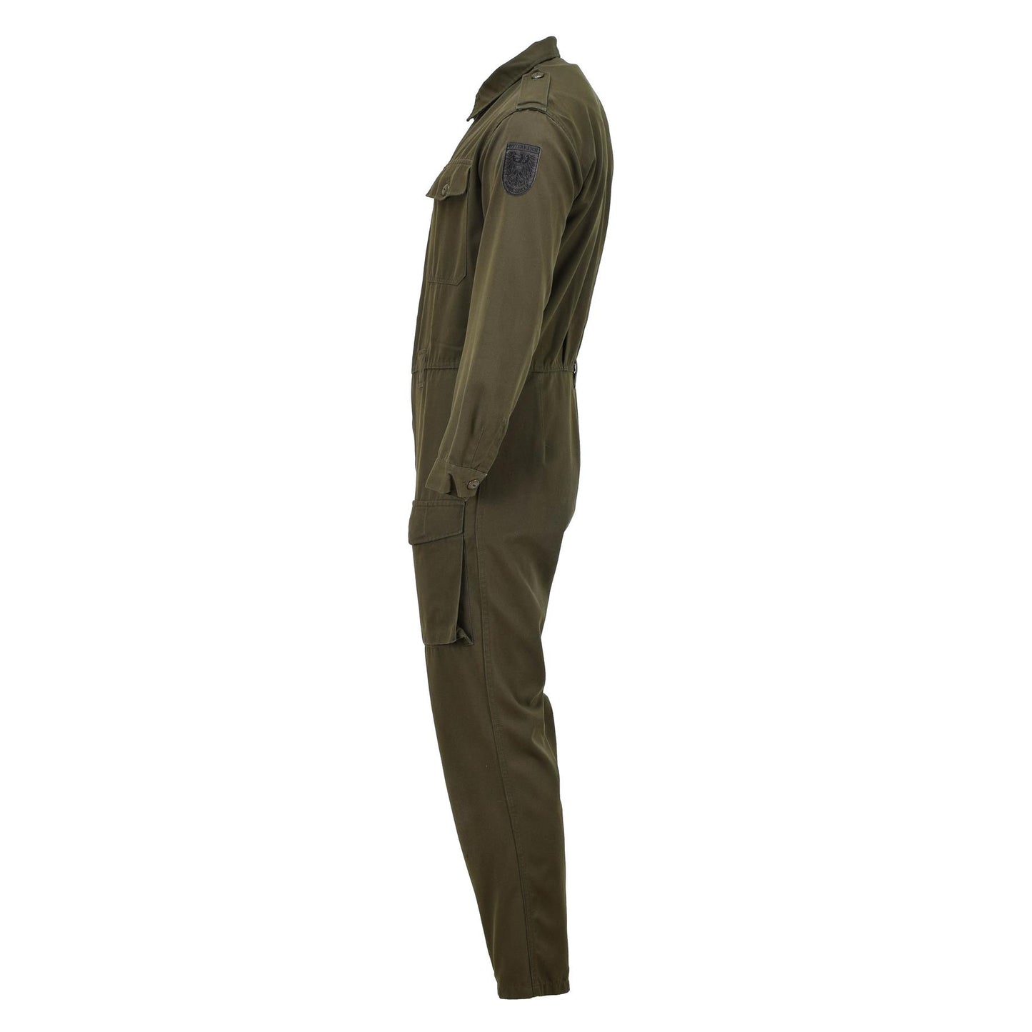 Austrian army work mechanic overalls with pockets