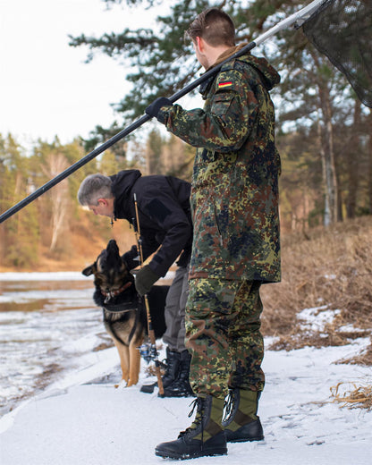 German army boots BALTES Leather Black