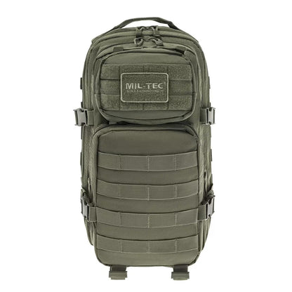 MIL-TEC US Assault Tactical Backpack 20 Liter Capacity Olive