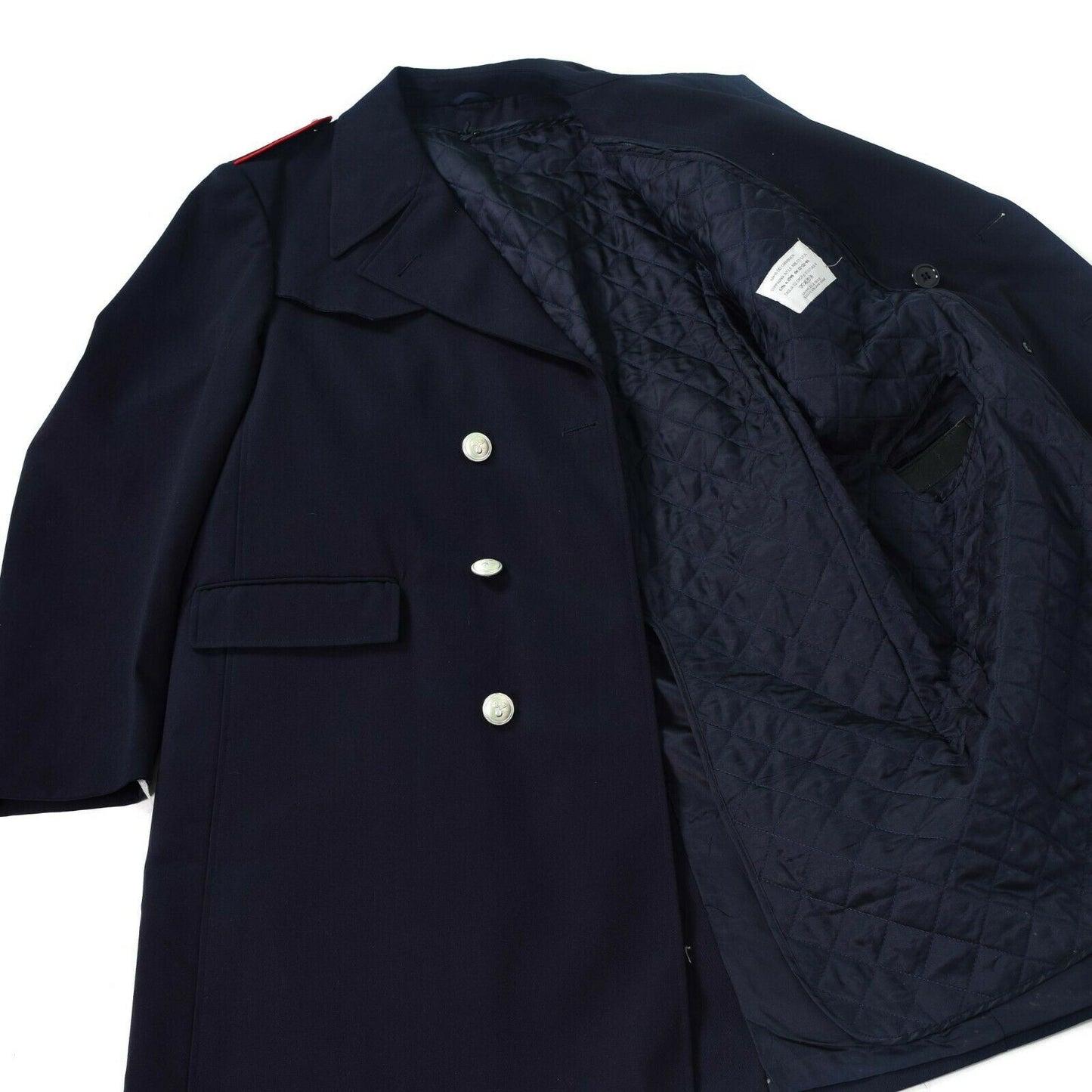 Italian Army Police Coat with lining Blue