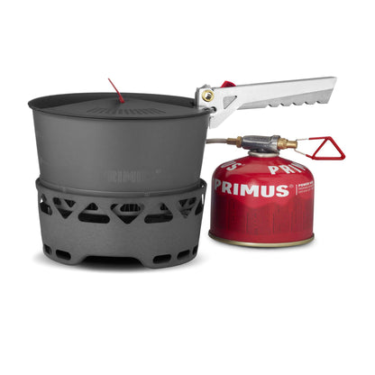 Primus PrimeTech tourist gas stove with non-stick pot