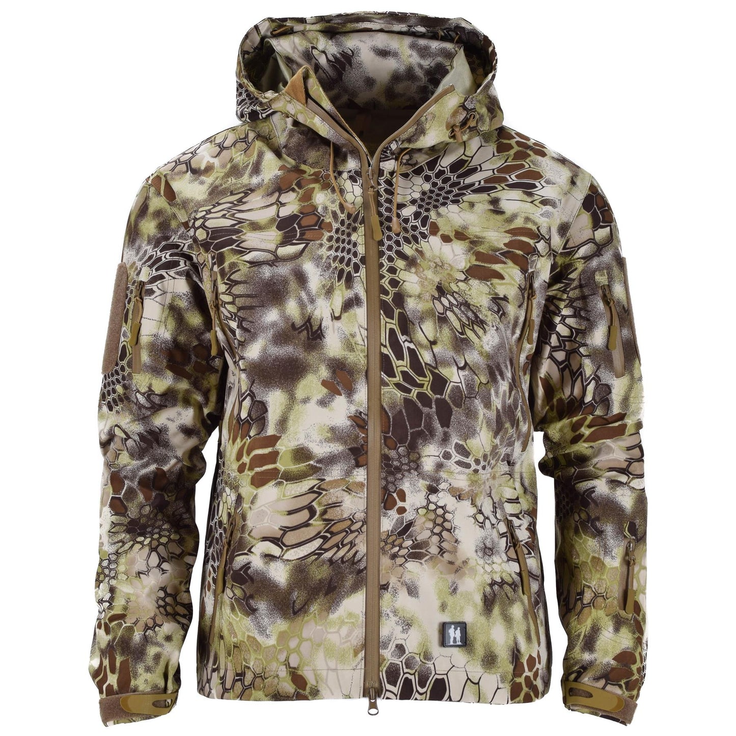 MIL-TEC waterproof jacket with hard surface MANDRA print