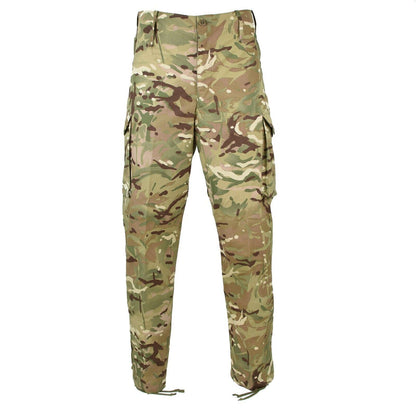 British Army windproof trousers with Multicam print