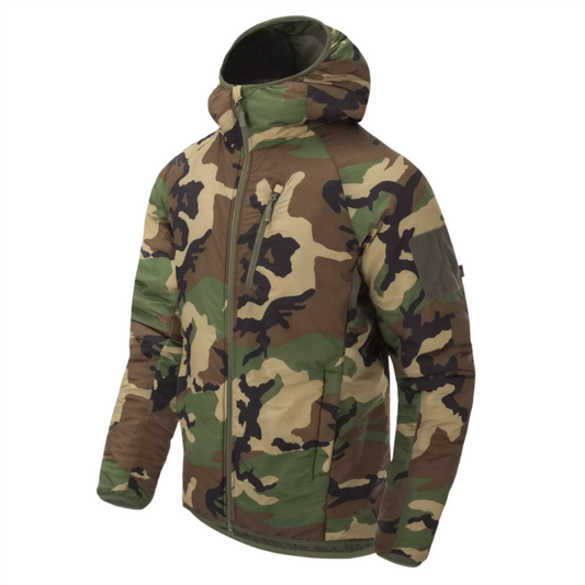 Helikon-Tex Wolfhound striukė su kapišonu Woodland marginimo