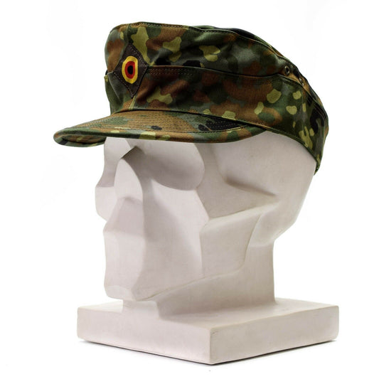 German army cap with beak Flecktarn