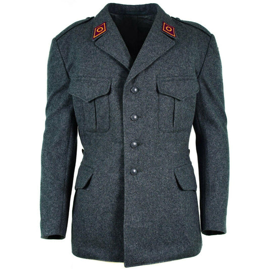 Swiss army wool parade jacket Gray