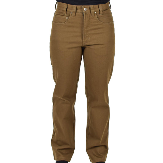 German police uniform jeans Brown