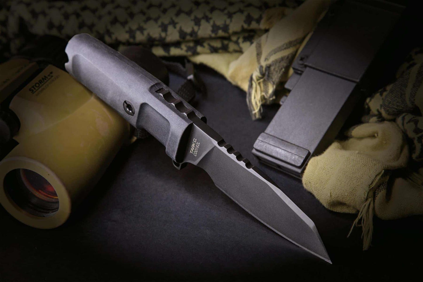 ExtremaRatio TASK C BLACK fixed tactical knife made of N690 steel