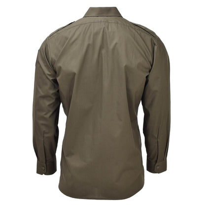 Austrian military classic field shirt with long sleeves