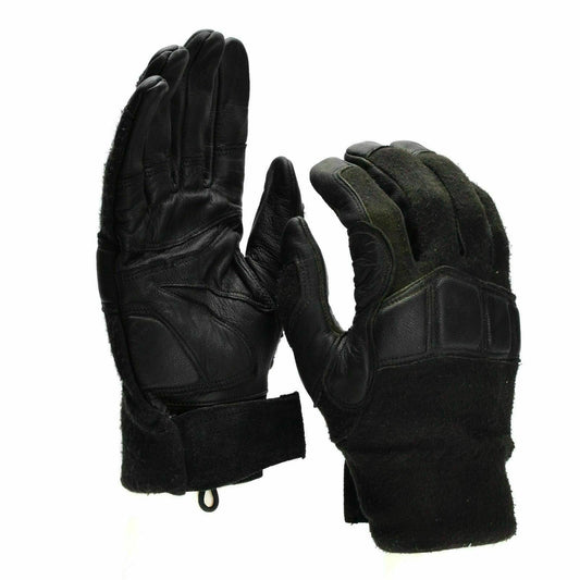 Austrian military reinforced tactical gloves in black