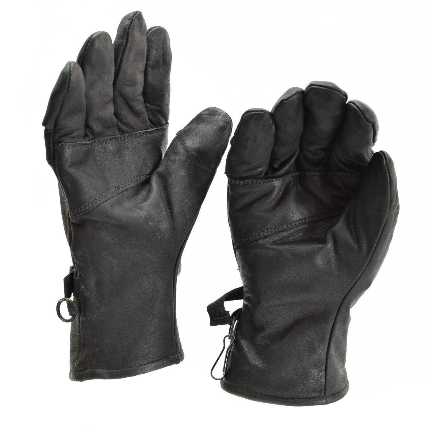 United States Army leather gloves in black