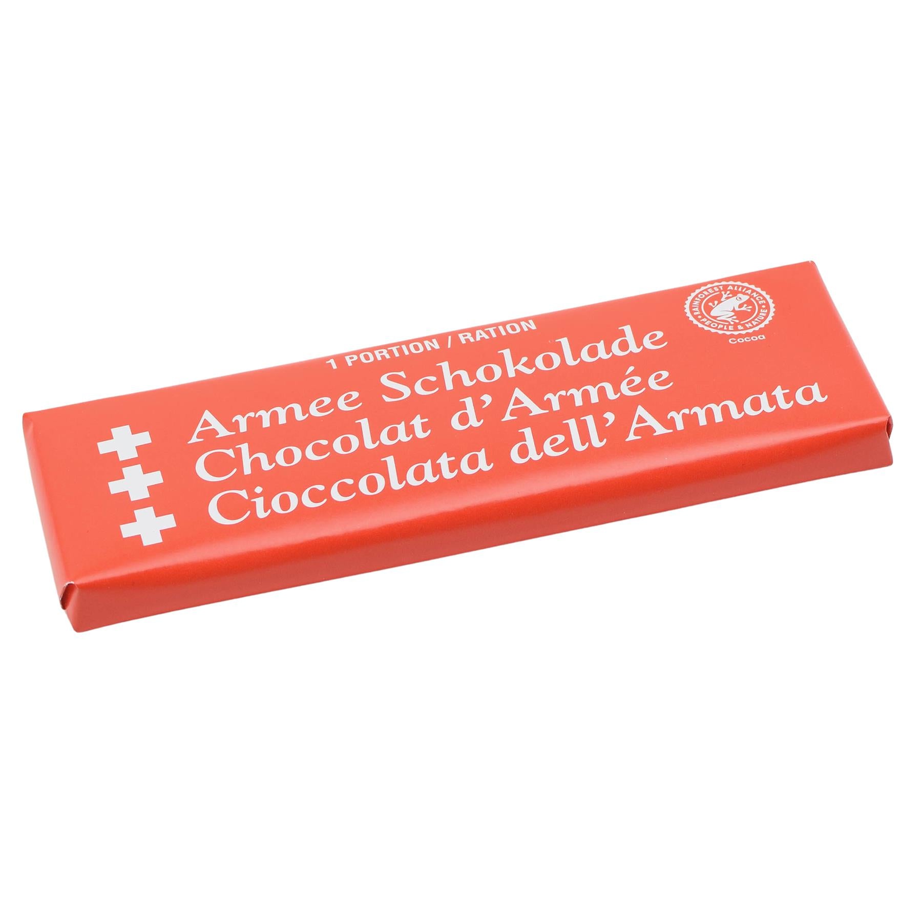 Pieninis šokoladas Šveicarijos kariuomenės 50g