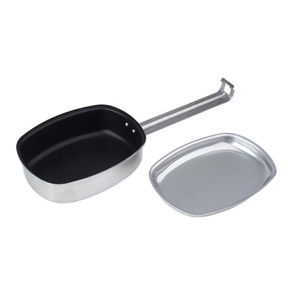 MIL-TEC military style frying pan with stainless steel lid