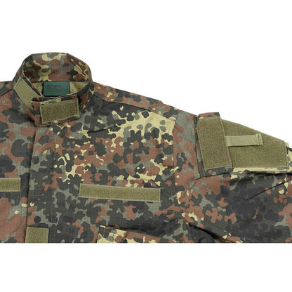 MFH US military style jacket in Flecktarn print