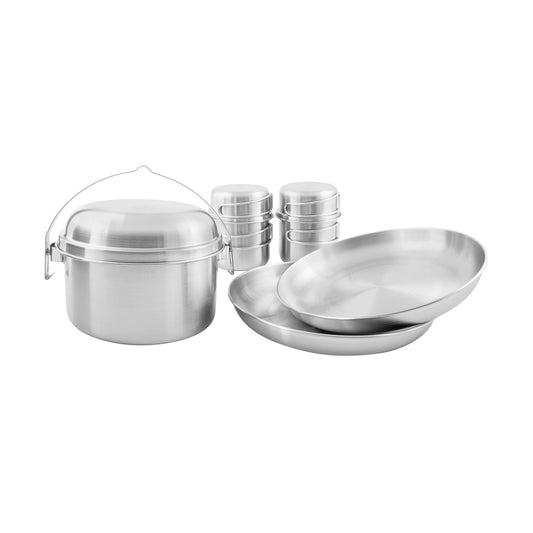 Tatonka Picnic Set II 8-piece set of camping utensils stainless steel