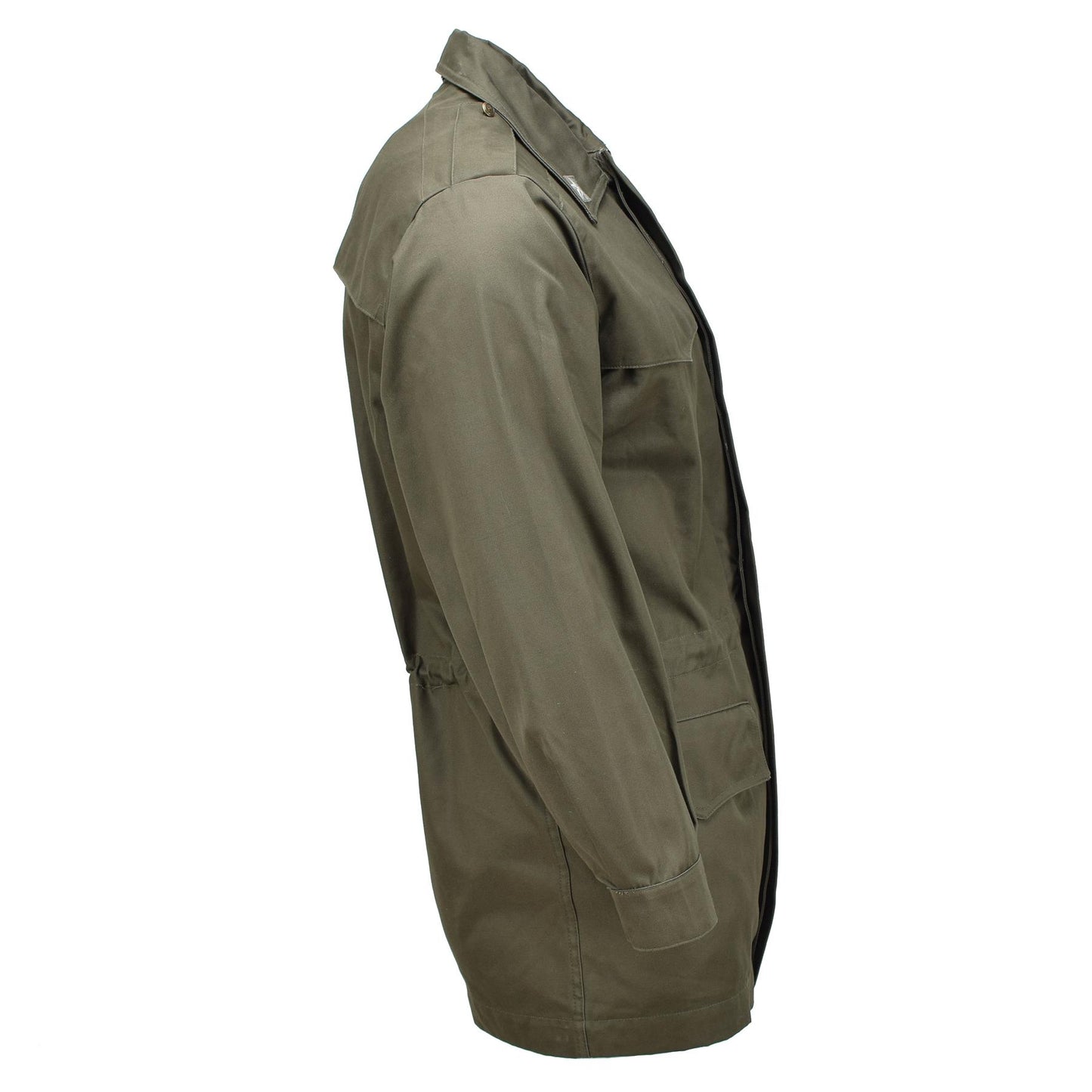 Italian army field jacket with quilted lining Olive