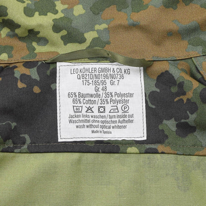 Leo Kohler tactical army shirt flectarn print