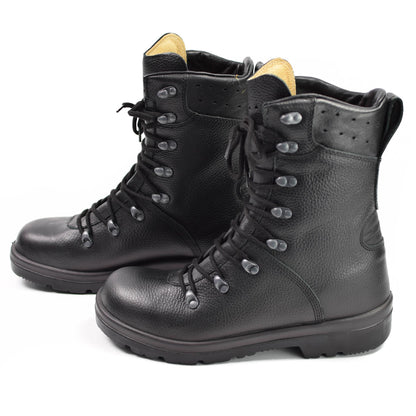 German Army Casual Outdoor Leather Boots Black