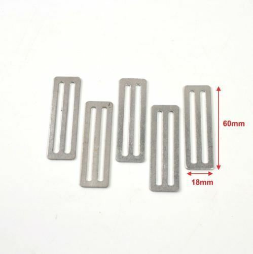 10 pcs. original military aluminum three-hole buckles for belts