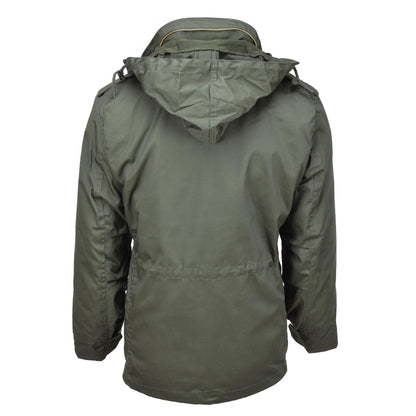 MFH US military style jacket with lining in olive