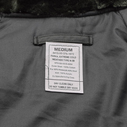 Jungtinių Valstijų kariuomenės N-3B parka šaltam orui alyvuogių