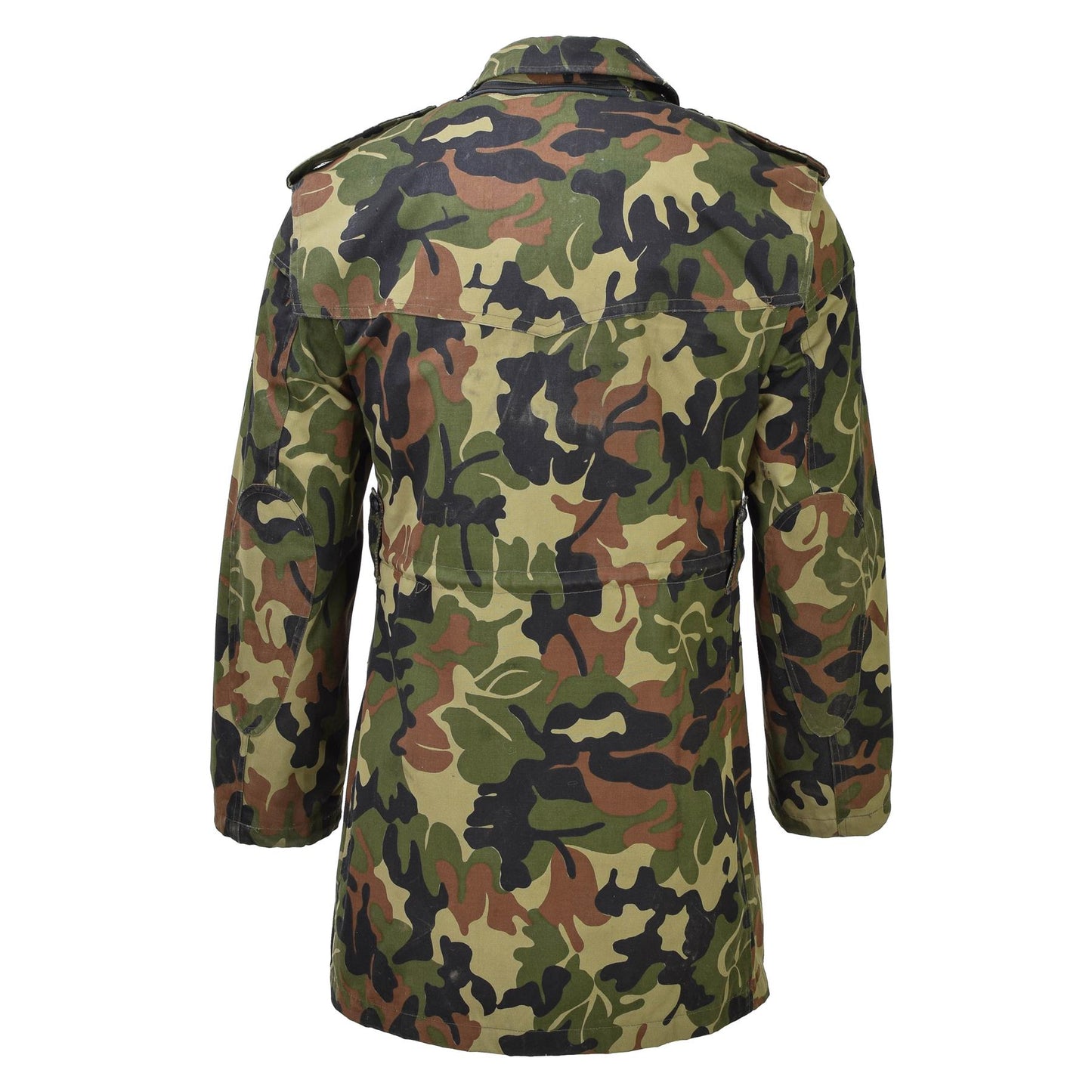 Romanian army long field parka M93 with hood Leaf print