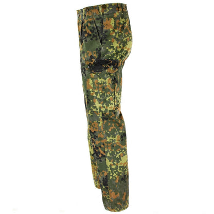 German army women's outdoor trousers Flecktarn print