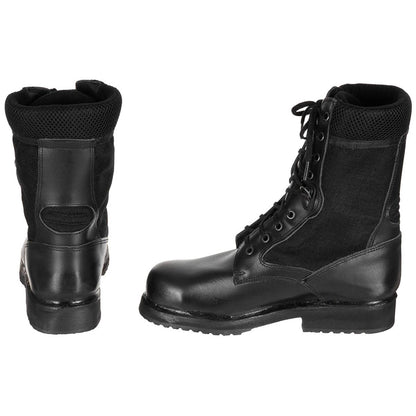 Italian army combat boots demi-season black