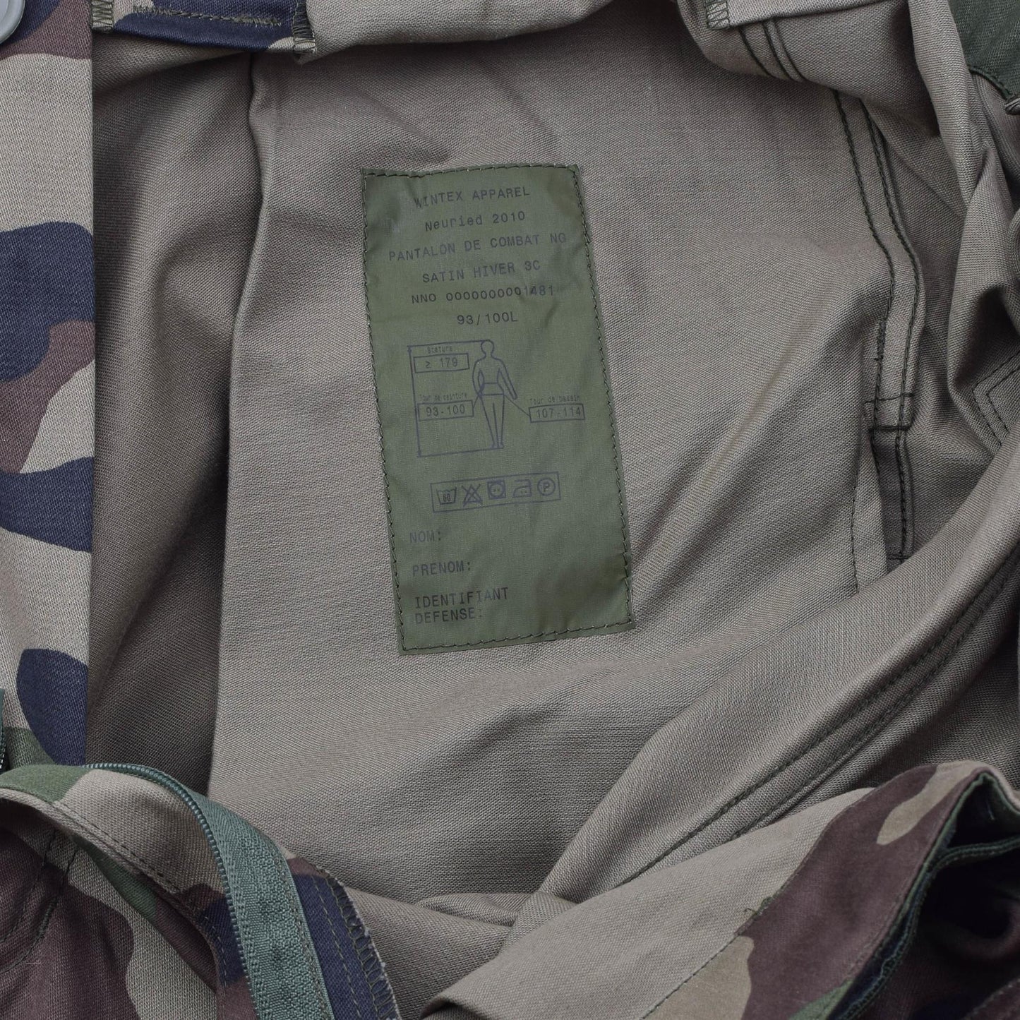 Prancūzijos kariuomenės kovinės kelnės Felin F4 su petnešomis CCE marginimo