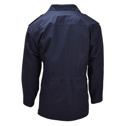 Olandijos kariuomenės parkos tipo striukė su žvėjo logotipu mėlyna