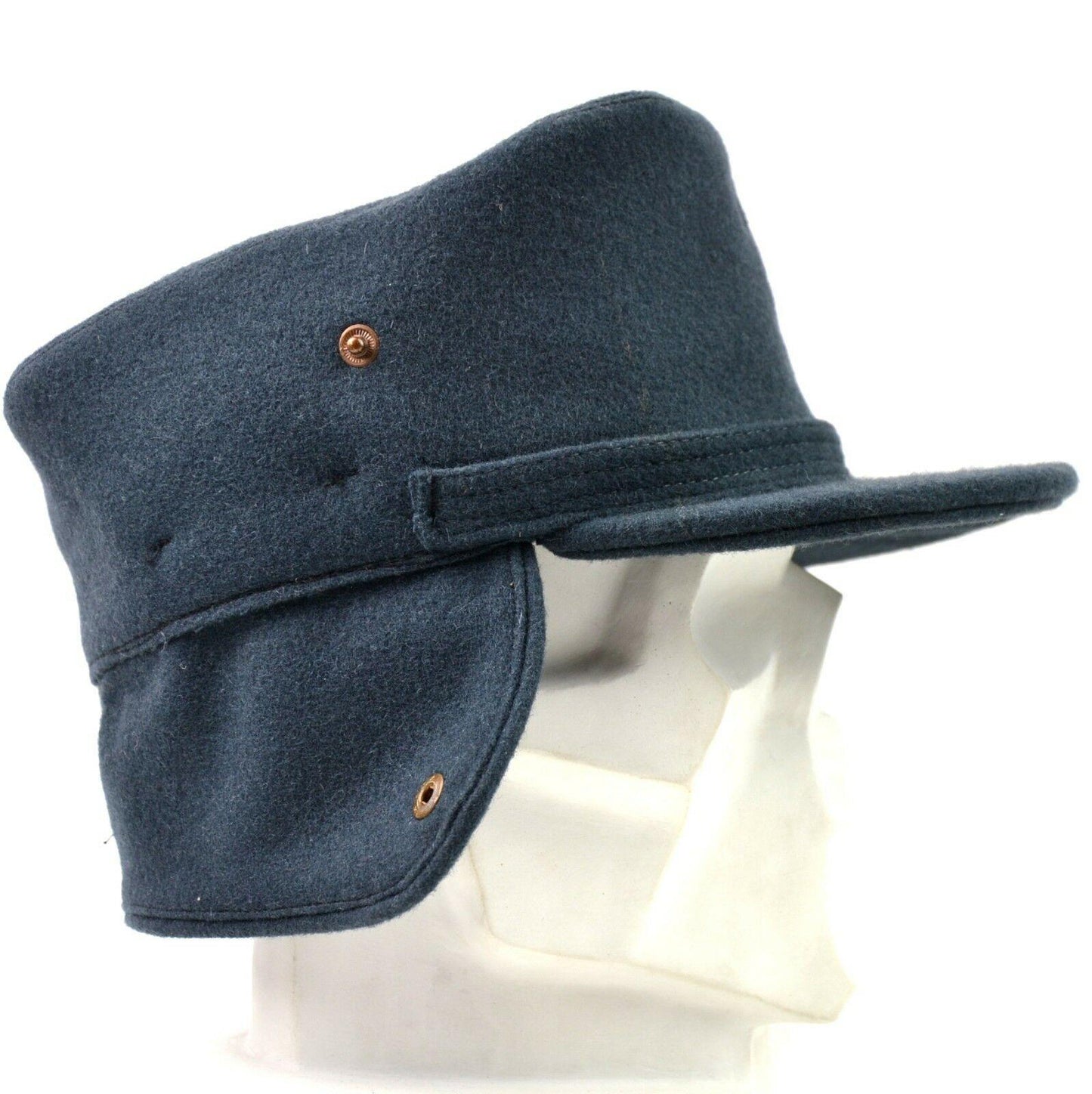 Swedish army winter hat with ear flaps