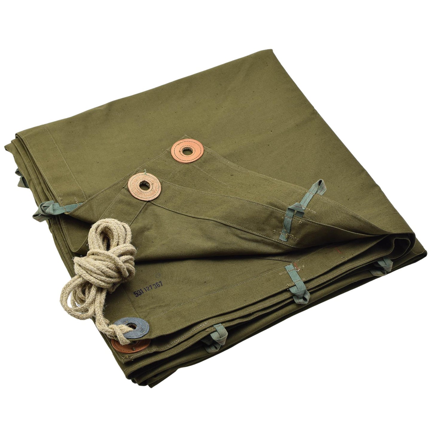 Czech army waterproof poncho tent top vintage