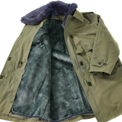 Czech army winter parka M85 with lining in olive color