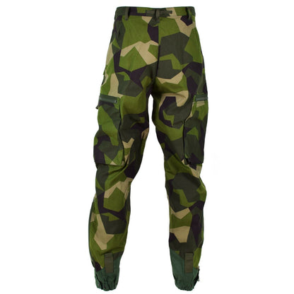 Swedish military field pants M90 spliner printing