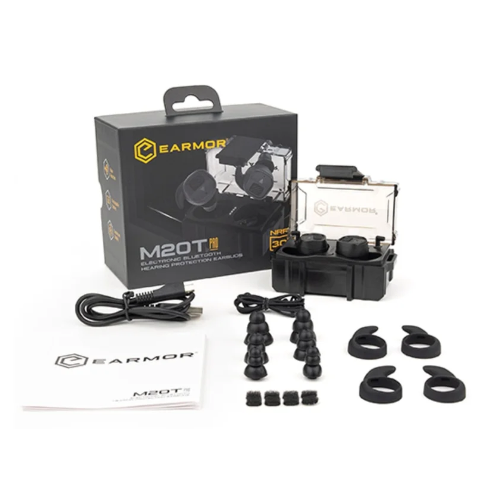 Earmor M20T Pro Bluetooth elektroniniai klausos apsaugos kištukai Coyote