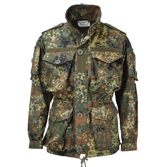 Leo Kohler Smock style jacket in Flectarn print