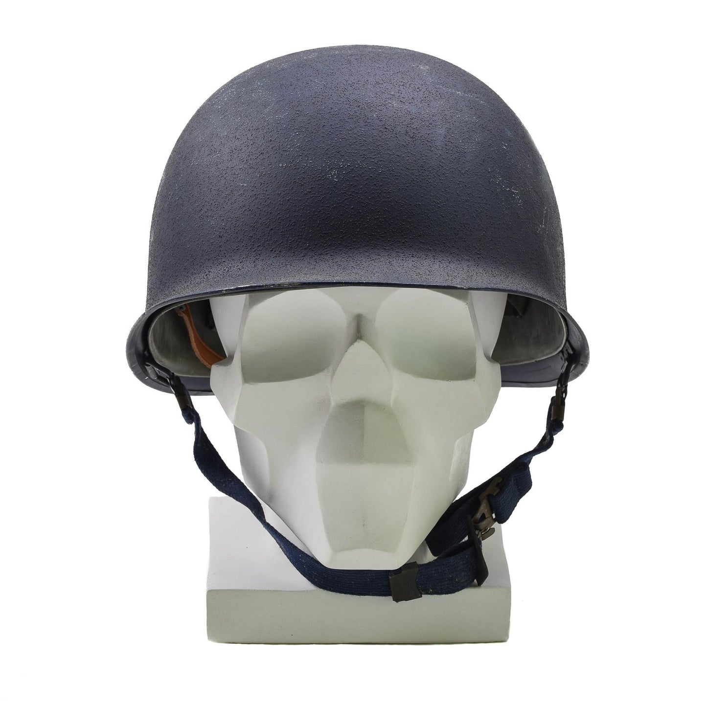 Belgian army steel helmet blue