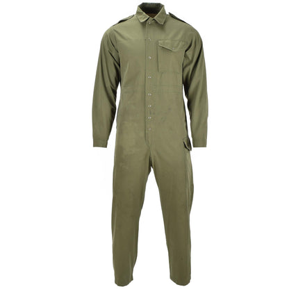 United Kingdom army mechanic overalls olive color