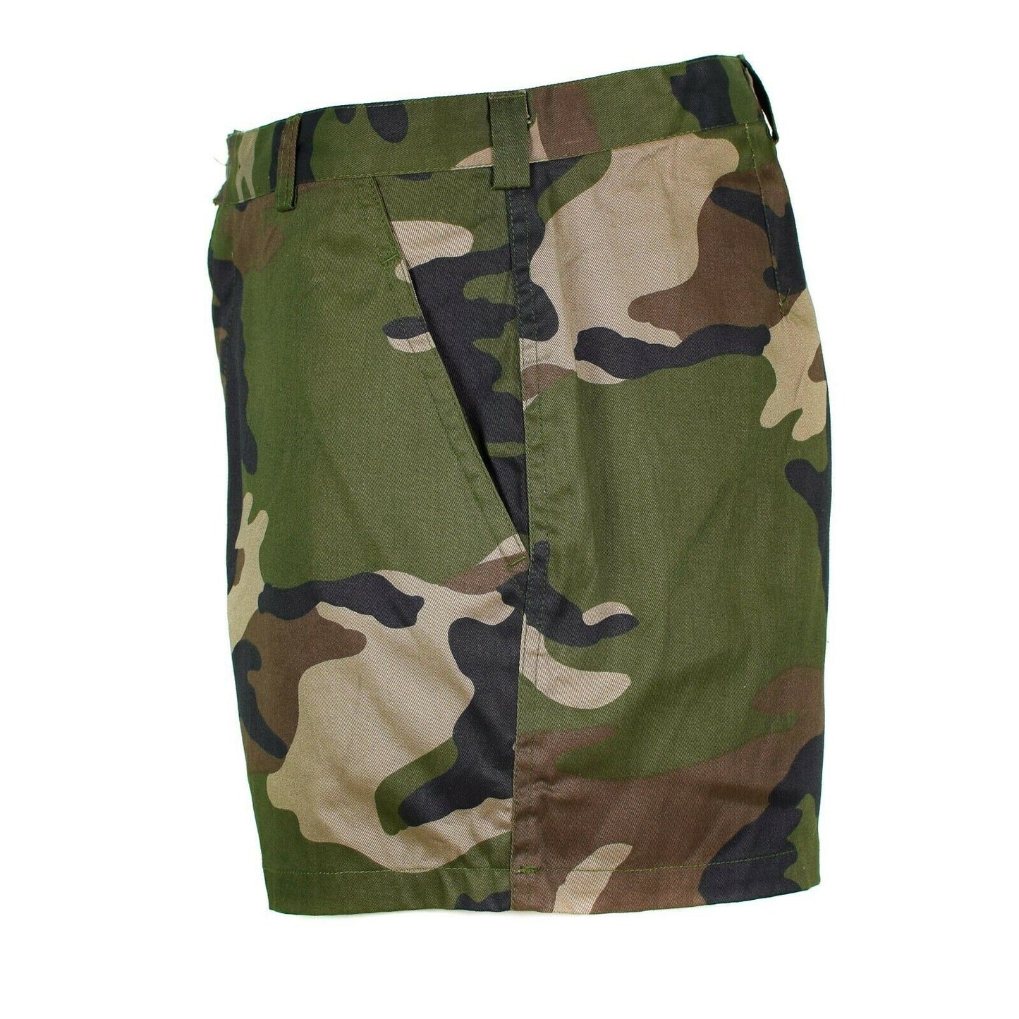 French army cotton shorts with F1 CCE print