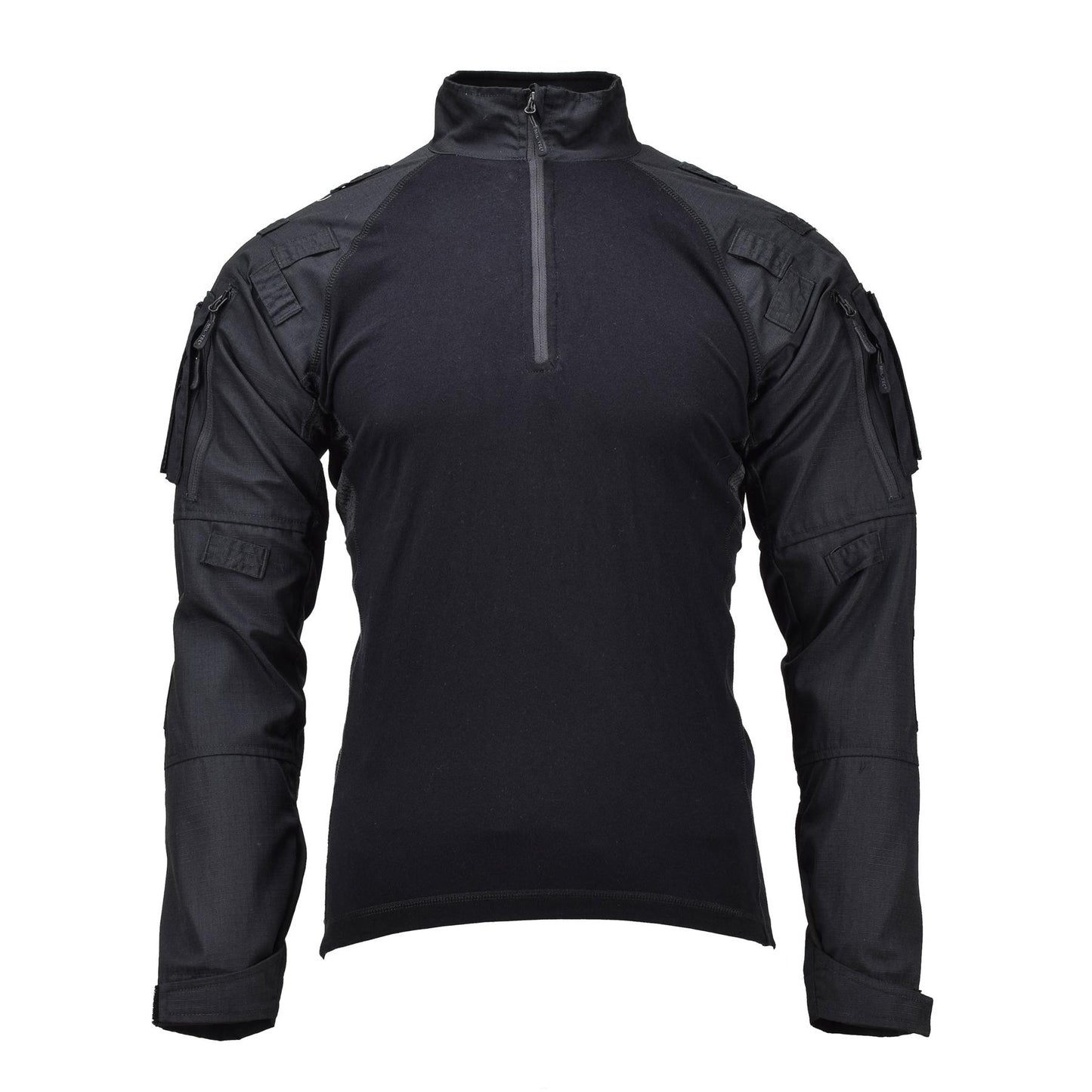 MIL-TEC tactical combat shirt with long sleeves in black