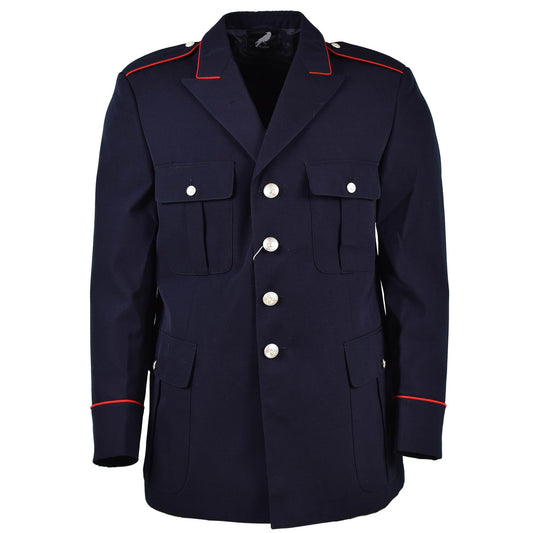 Italian police force parade jacket in blue color