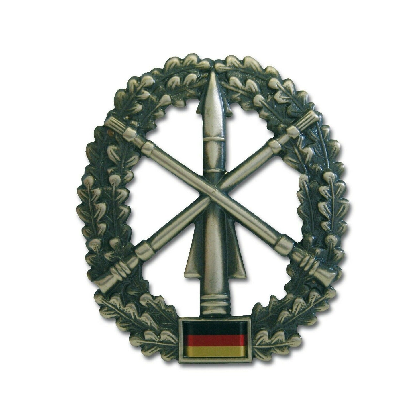 German army beret badge with cockade for anti-aircraft air defense