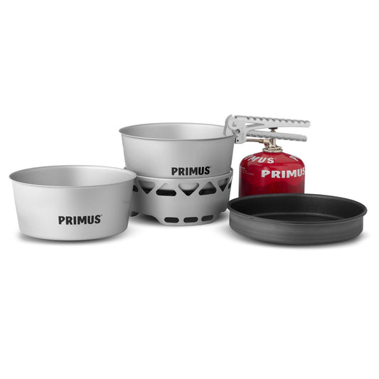 Primus Essential cooking 1.3 liter pot set with gas stove