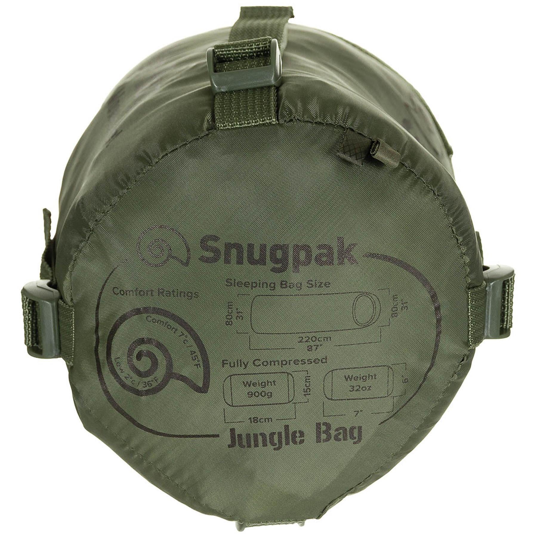 Snugpak miegmaišis 220cm su integruotu tinklu nuo vabzdžių alyvuogių, kompaktiškas ir lengvas kelionėms.