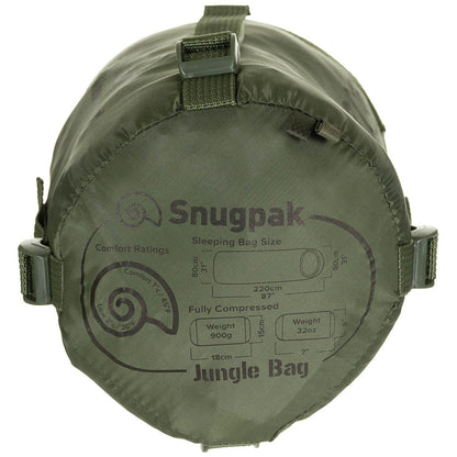 Snugpak miegmaišis 220cm su integruotu tinklu nuo vabzdžių alyvuogių, kompaktiškas ir lengvas kelionėms.
