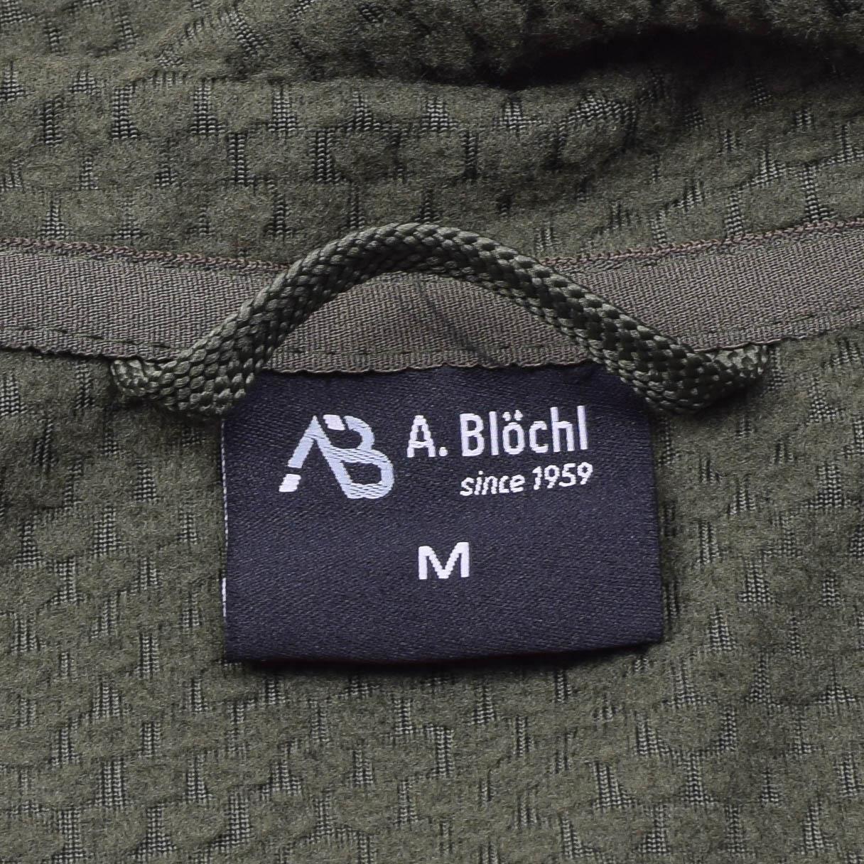 Blochl military warm fleece jacket in olive color