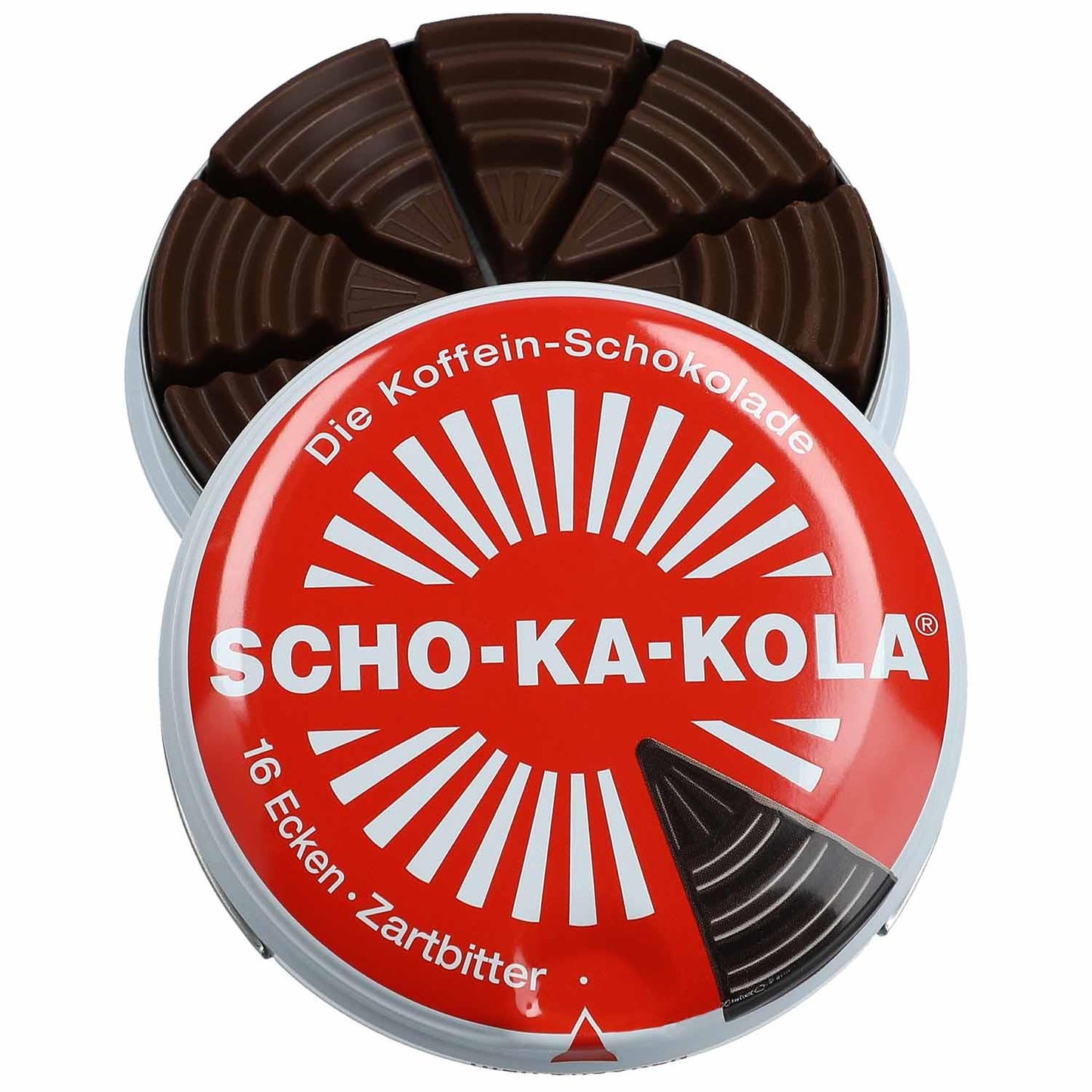 SCHO-KA-KOLA can "Energy" dark chocolate with caffeine and kola nuts 100g