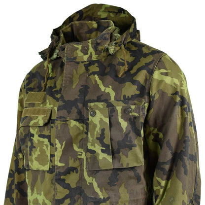 Czech army field uniform jacket with hood CZ95 printing